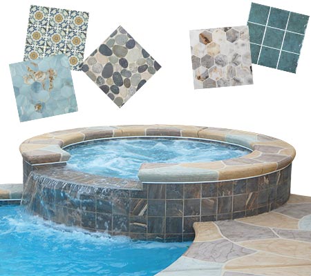 Incorporate Pool Tiles With Design