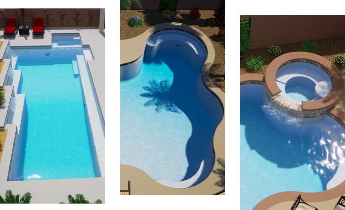 Popular Backyard Pool Designs Las Vegas