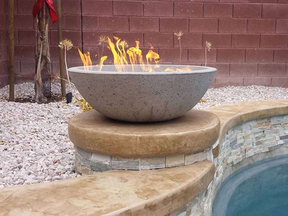 fire feature pool